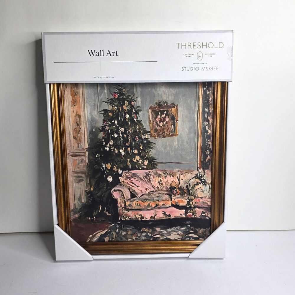 Threshold Studio McGee 11" x 14" Christmas 2025 Framed Wall Art Decor - NEW